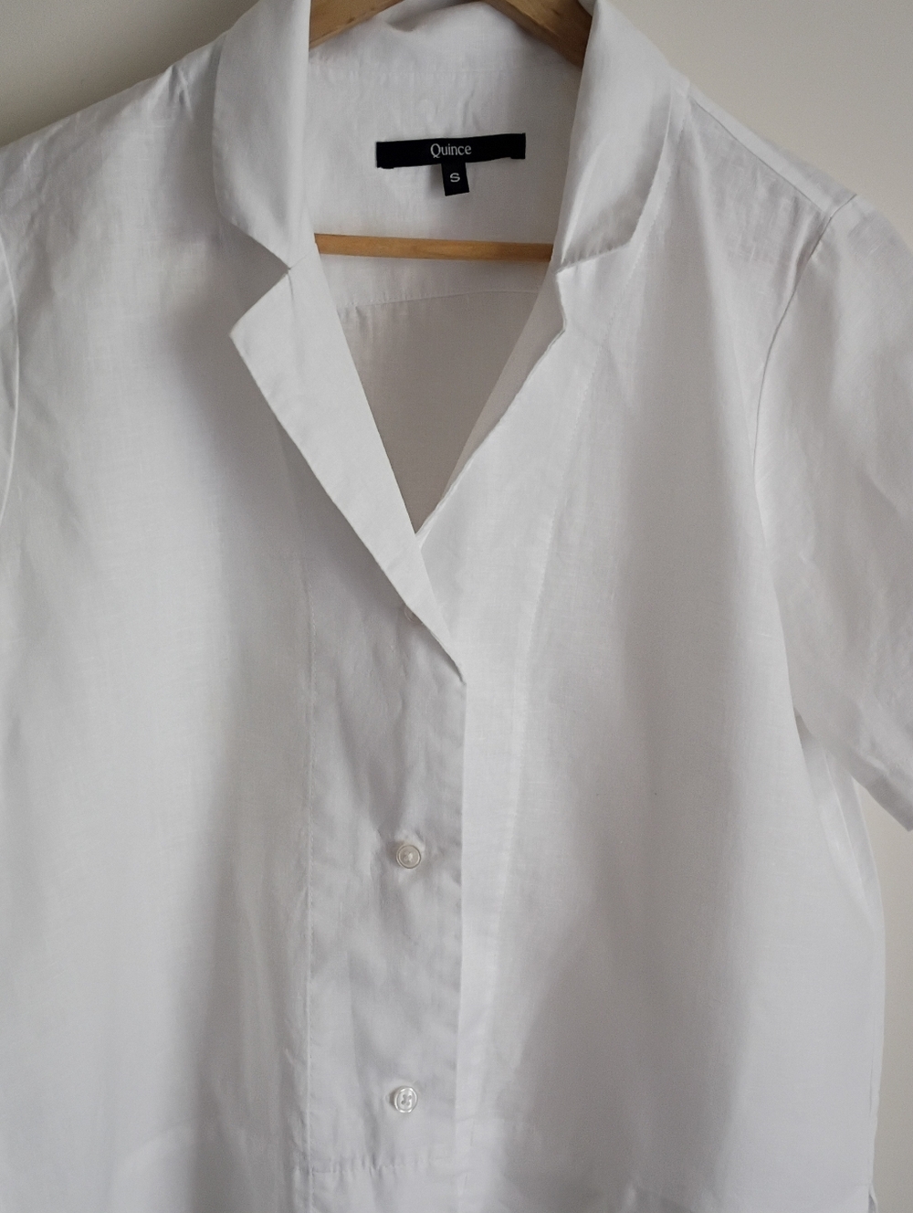 Quince 100% European Luxury Linen Shirt Beach Lagenlook Boho Oversized Yacht - Picture 4 of 9